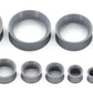 Grey Silicone Skin Eyelet by Kaos Softwear — 10g up to 1" — Price Per 1