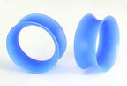 True Blue Silicone Skin Eyelet by Kaos Softwear — 10g up to 1" — Price Per 1 - Painful Pleasures