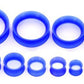 True Blue Silicone Skin Eyelet by Kaos Softwear — 10g up to 1" — Price Per 1