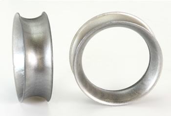Silver Silicone Skin Eyelet by Kaos Softwear — 10g up to 1" — Price Per 1 - Painful Pleasures