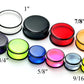 9/16" up to  1" UV SOLID PLUGS - Price Per 1