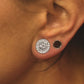 Single Flare BLING Plugs High Polish Steel Ear Jewelry 0g - 1" - Price Per 1