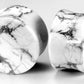 White Pine Howlite Stone Plug — Price Per 1