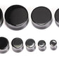 Custom Engraved Black Agate Stone Plug — Price Per 1