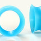 Teal Silicone Skin Eyelet by Kaos Softwear — 10g up to 1" — Price Per 1 - Painful Pleasures