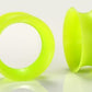 Lime Green Silicone Skin Eyelet by Kaos Softwear — 10g up to 1" — Price Per 1