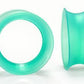 Emerald Green Silicone Skin Eyelet by Kaos Softwear — 10g up to 1" — Price Per 1