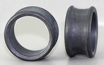 NYLON Charcoal Double Flare Tunnels from 0g up to 2-7/8" - Price Per 1 - Painful Pleasures