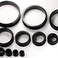 Black Acrylic Threaded Tunnel Size Chart