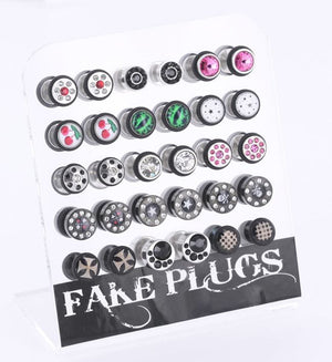 Fake Plug Acrylic Display — 30 Fake Plugs - Painful Pleasures