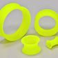 UV Yellow Silicone Skin Eyelet by Kaos Softwear — 10g up to 1" — Price Per 1