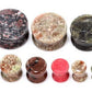 Peach Aventurine Stone Double Flare Plug — Price Per 1