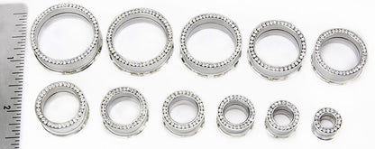 Round Stone Double Flare Insert-Ability Tunnel Sizes