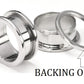 BACKING ONLY For Threaded Tunnels 10g to 1" - Price Per 1 - Painful Pleasures