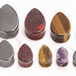 Amethyst Stone Tear Drop Plug — Price Per 1
