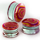 RED FIRE Front Glass Double Flare Plugs - Price Per 1