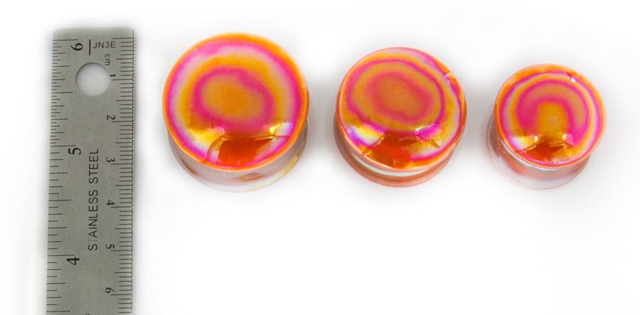 CREAMSICLE Front Glass Double Flare Plugs - Price Per 1