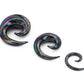 Black Lucifer Spiral Glass Plug – Price Per 1 Multiple