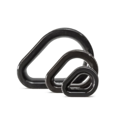 Black Silicone Hydra Eyelet by Kaos Softwear — 00g up to 1" — Price Per 2 - Painful Pleasures