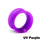 UV Purple Silicone Skin Eyelet by Kaos Softwear — 6g up to 1" — Price Per 1