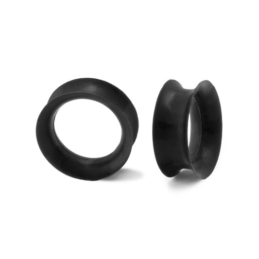 Black Silicone Eyelet Tunnel — Price Per 1