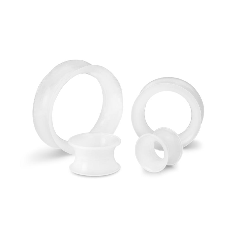 Clear Silicone Eyelet Tunnel — Price Per 1