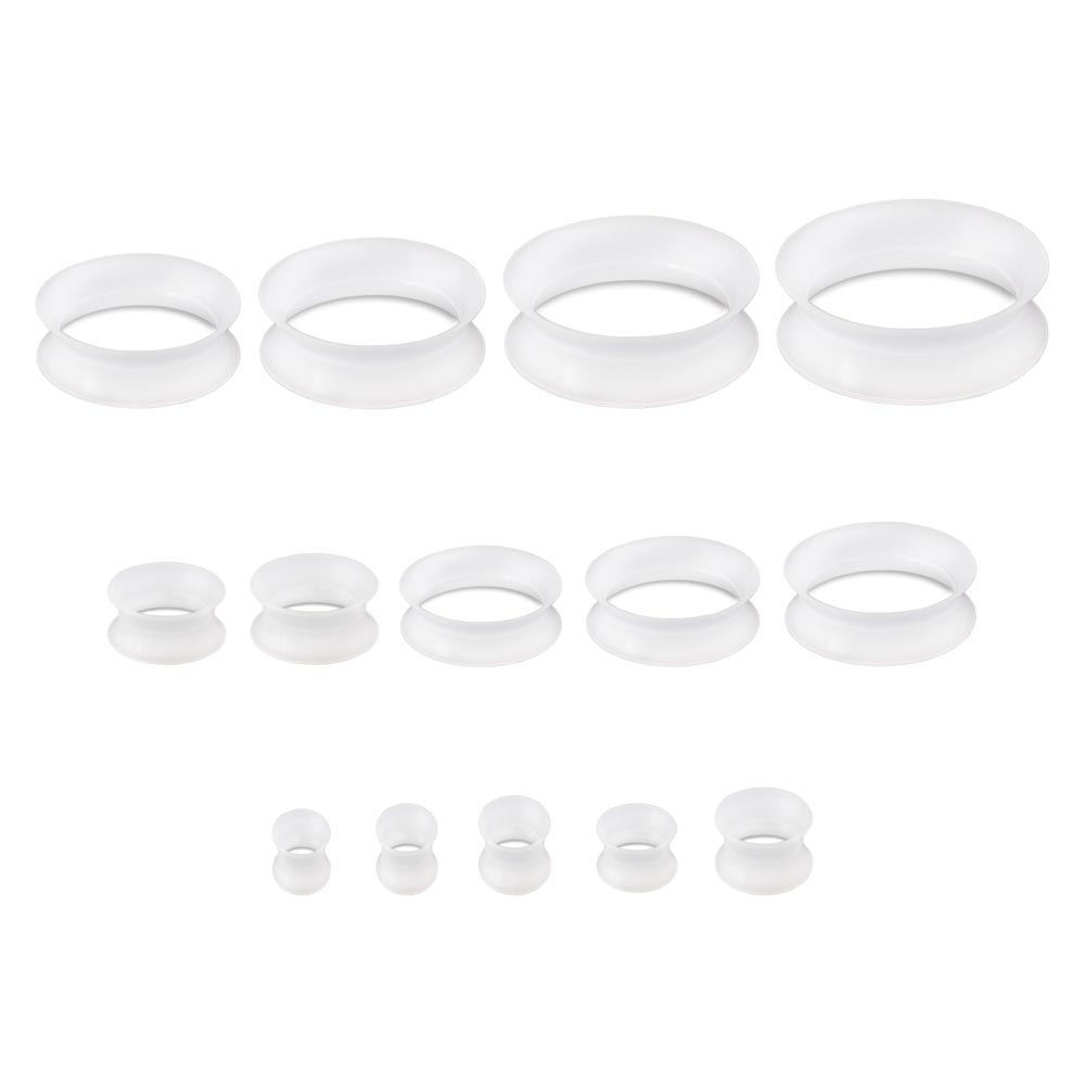 Clear Silicone Eyelet Tunnel — Price Per 1