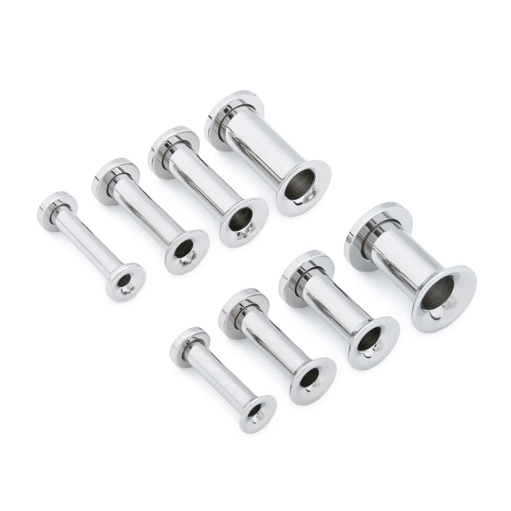 Threaded Tunnel Stainless Steel — Length Comparison