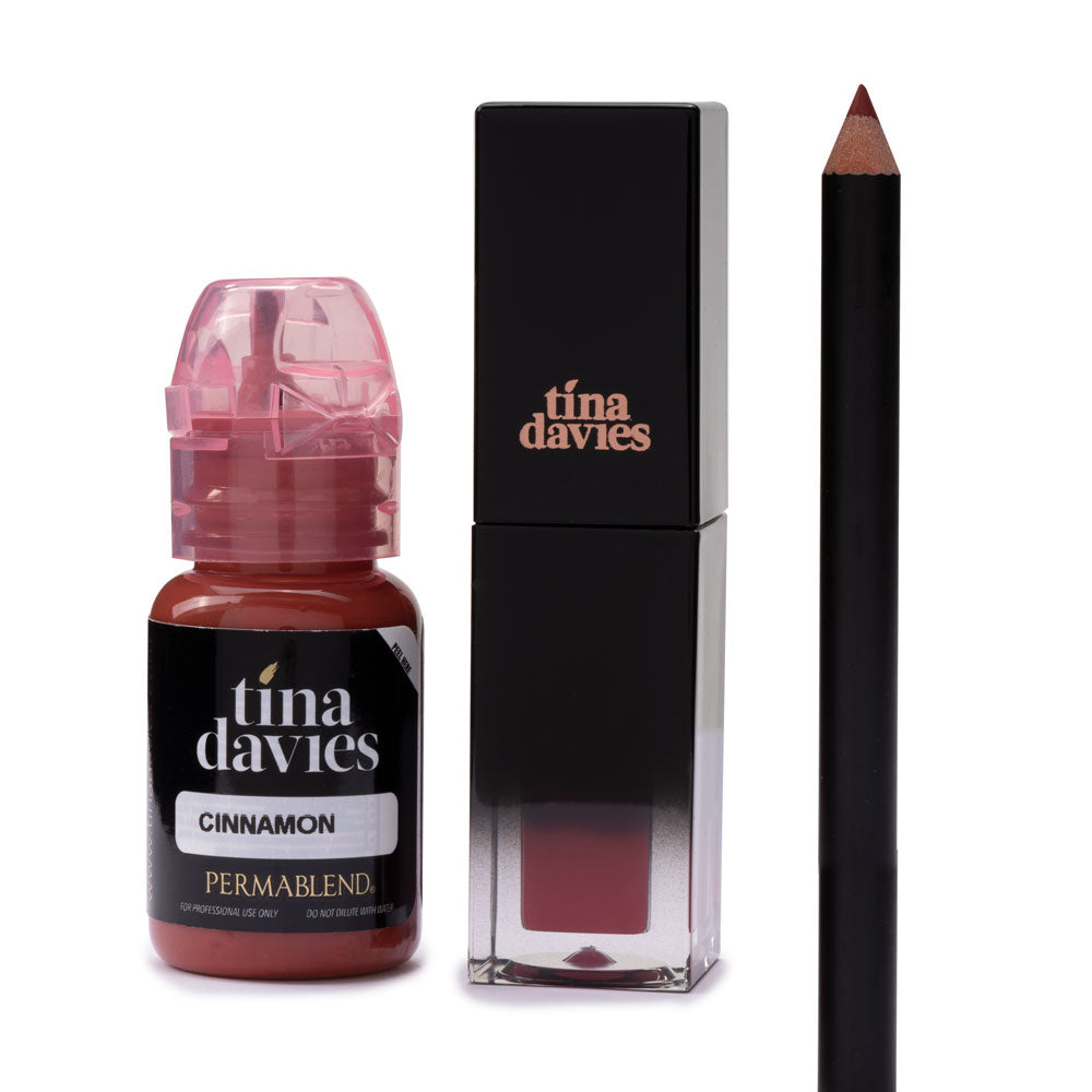Tina Davies Lip Trio  — Perma Blend — Cinnamon