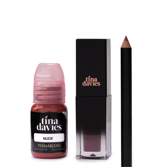 Tina Davies Lip Trio  — Perma Blend — Nude