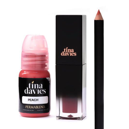 Tina Davies Lip Trio  — Perma Blend — Peach