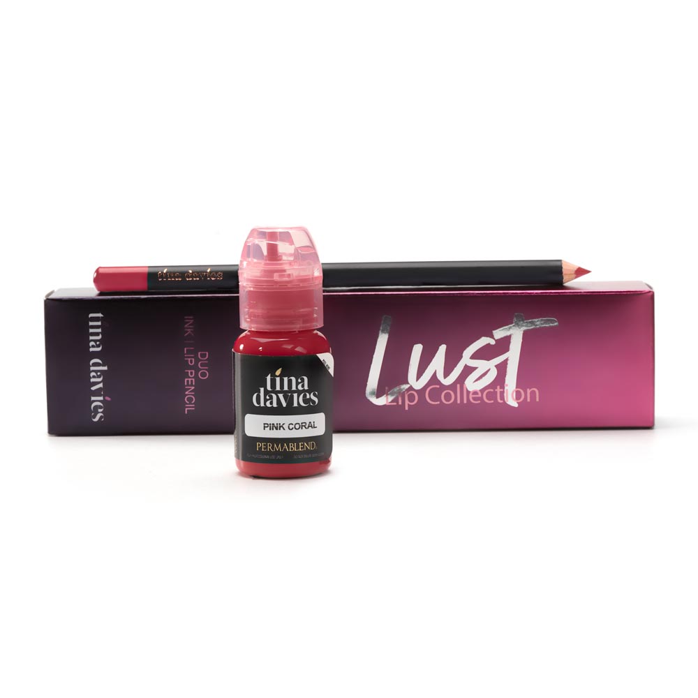 Tina Davies Lip Duo  — Perma Blend — Pink Coral