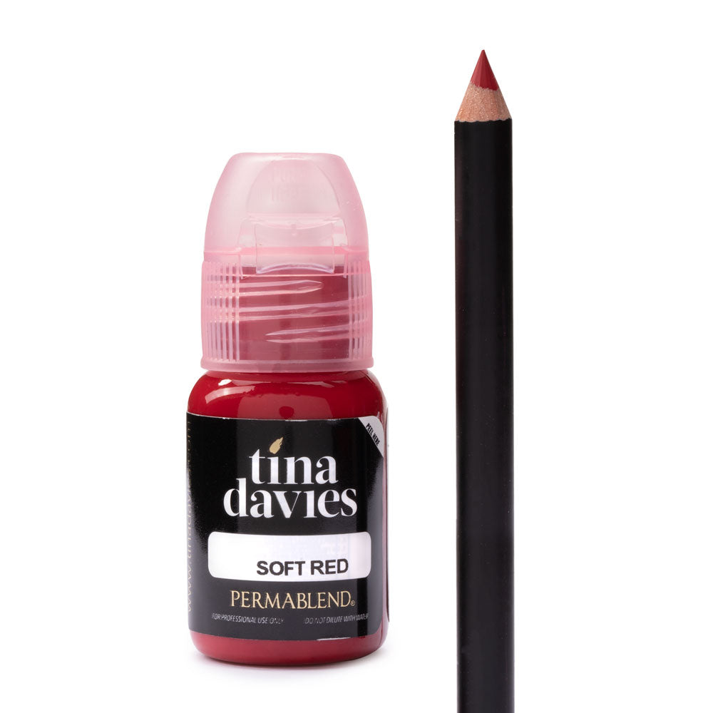 Tina Davies Lip Duo  — Perma Blend — Soft Red