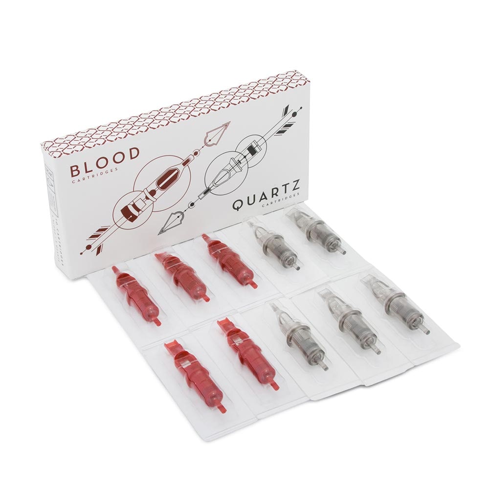 Peak Needles Blood and Quartz Sample Pack — Box and Cartridges