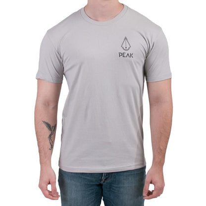 Peak Needle Quartz Unisex Light Grey Tee - Painful Pleasures
