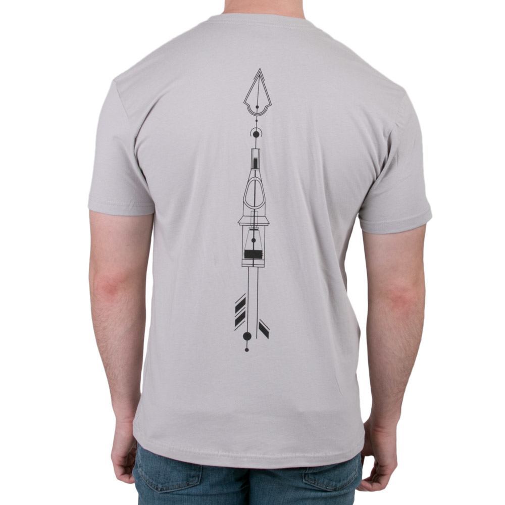 Peak Needle Quartz Unisex Light Grey Tee