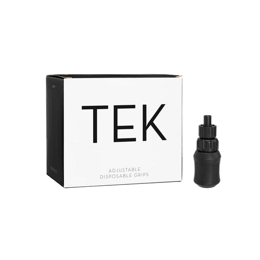 Peak Tek Disposable 32mm Adjustable Cartridge Grips with Threaded Connector — Box of 15