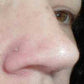 20g or 18g Monofilament L-Bend Nostril Retainer - Nose View 1
