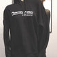 HOODED Black Sweat Shirt Painful Pleasures Bod Mod Design