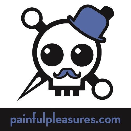 Painful Pleasures Boy Skull Sticker