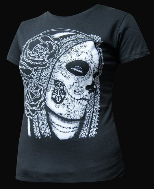Womens Sweet to Sour Tee - Low Brow, Black Market Art