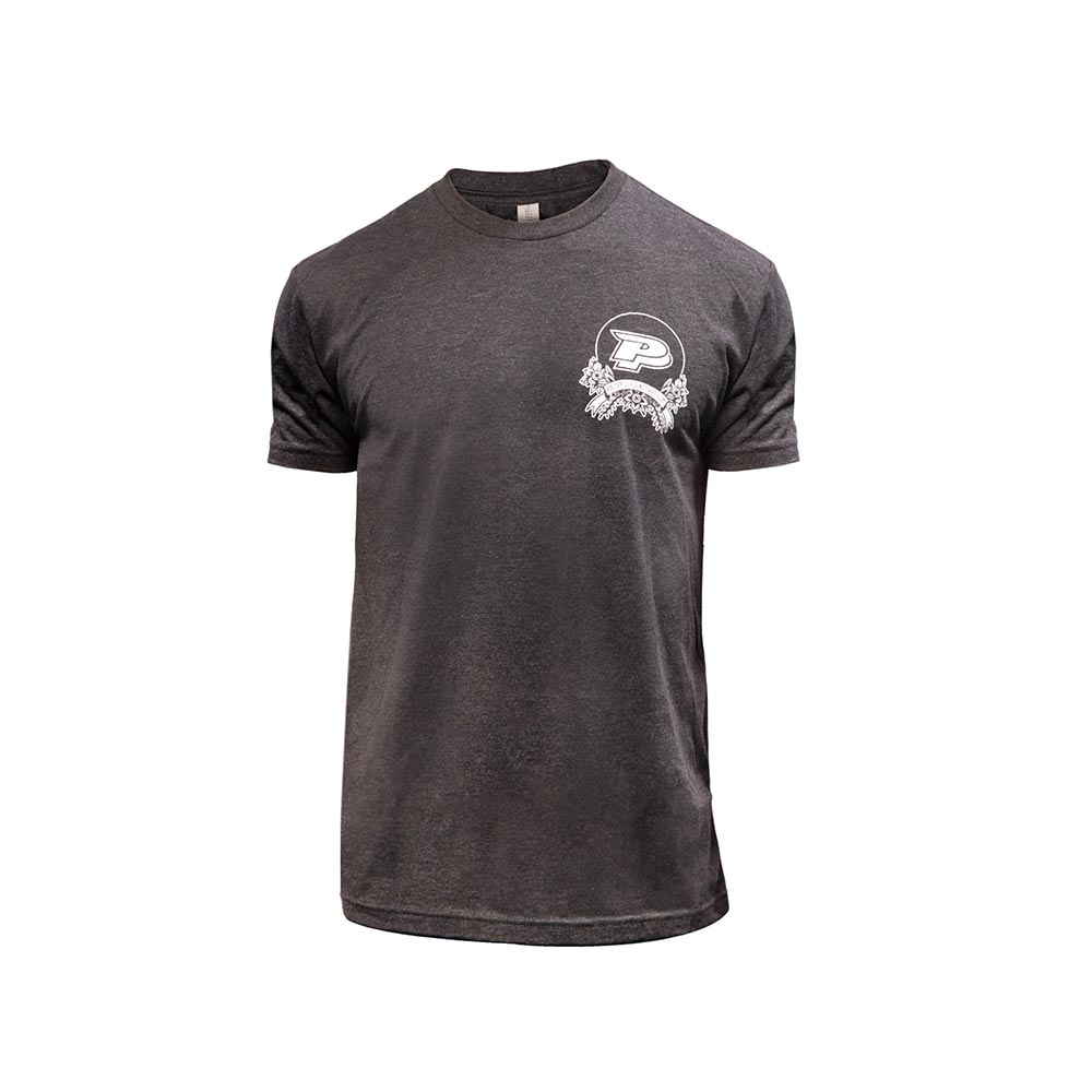 PainfulPleasures Delivery Kewpie Black Unisex Triblend Tee (back)