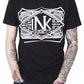 Men's Values Black T-Shirt by InkAddict