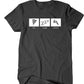 Eat Sleep Tattoo Tee Shirt Next Level Gray