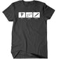 Eat Sleep Pierce Tee Shirt Next Level Gray