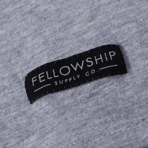 Fellowship Supply Co. Ship Men’s Gray Tee Badge