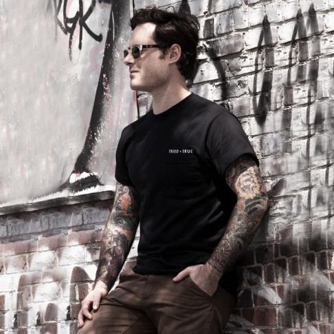 Fellowship Supply Co. Tried and True Men's Black Pocket Tee