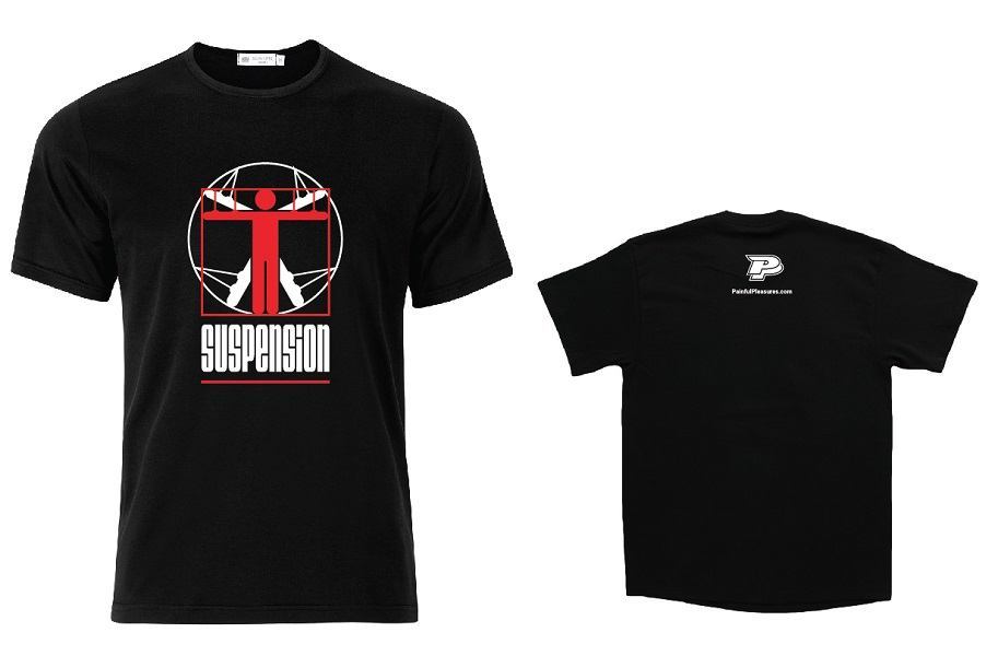 Suspension Men’s Black Tee - Front and Back