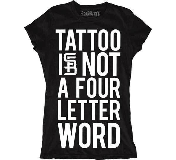 Four Letter Word Women's Black Tee - Steadfast Brand