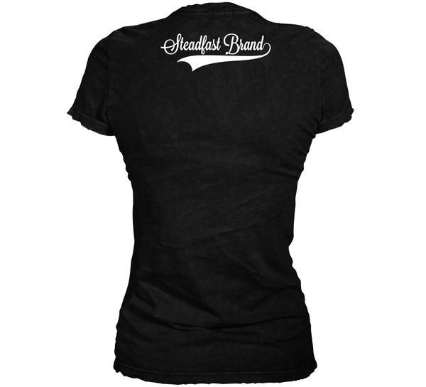 SFB Four Letter Word Women’s Black Tee Back
